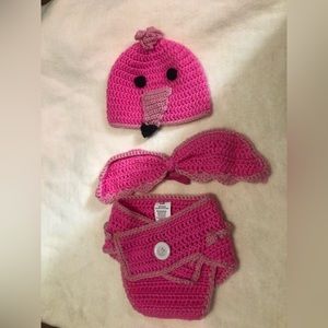 Handcrafted Crochet Set For Baby 0-6M
